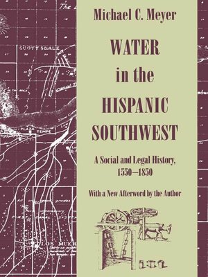 cover image of Water in the Hispanic Southwest